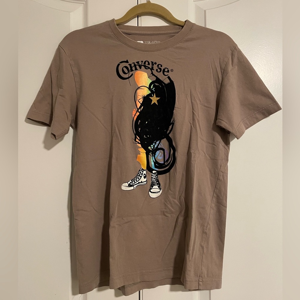 Converse Brown Graphic Short Sleeve Tee